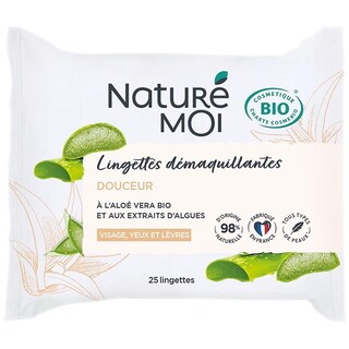 Nature Moi | Servetele demachiante delicate, 25 bucati