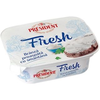 President | Fresh | mrema de branza cu smantana 150g