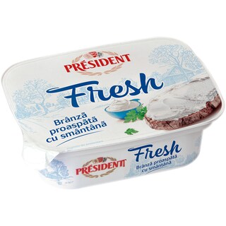 President | Fresh | mrema de branza cu smantana 150g