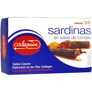Arlequin | Sardine in sos de rosii 120g