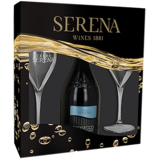 Terra Serena | Prosecco brut cu 2 pahare 0.75l
