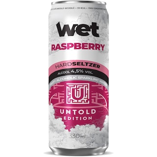 Wet | Bautura alcoolica cu aroma de zmeura 0.33L