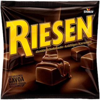 Riesen | Caramele cu ciocolata neagra 105g