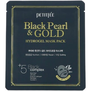Petitfee | Masca de hidrogel cu perle negre si aur
