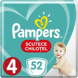 Scutece chilotel bebelusi Marimea 4, 9-15 kg, 52 buc