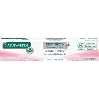 NaturaVerde | Pasta de dinti eco pentru dinti sensibili 75ml
