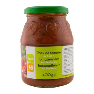 Delhaize Bio | Pulpa de rosii cu busuioc 400g