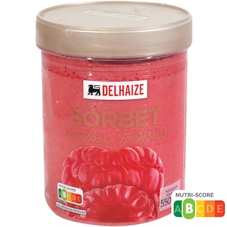 Delhaize | Sorbet de zmeura 550ml
