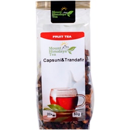 Ceai de capsuni si trandafir 50g