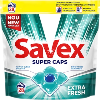 Savex | Detergent Extra Fresh, 28 capsule