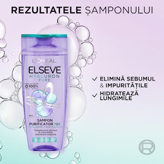Elseve | Sampon purificator Hyaluron Pure 250ml