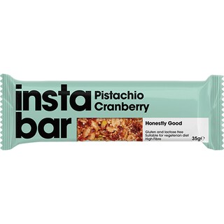Instabar | Baton cu arahide, miere, fistic si merisoare  35g