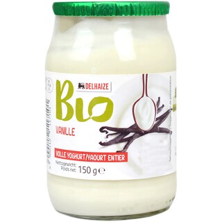 Delhaize Bio | Iaurt cu gust de vanilie 150g