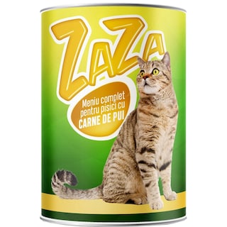 Zaza | Hrana umeda pentru pisici, cu carne de pui 415g