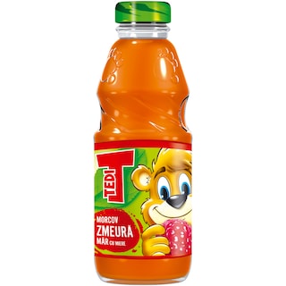 Tedi | Bautura racoritoare necarbogazoasa cu morcov, mar si zmeura 300ml