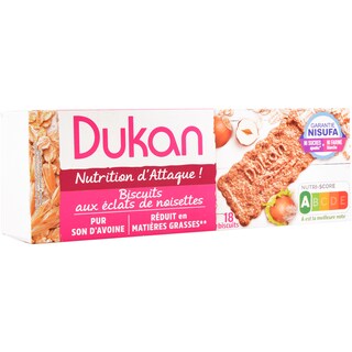 Dukan | Biscuiti din tarate de ovaz cu aroma de alune 225g