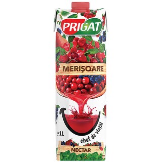 Prigat | Nectar | Bautura racoritoare necarbonatata cu concentrat de merisoare 1l