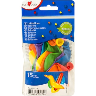 Susy Card | Baloane diverse figuri biodegradabile 15 bucati