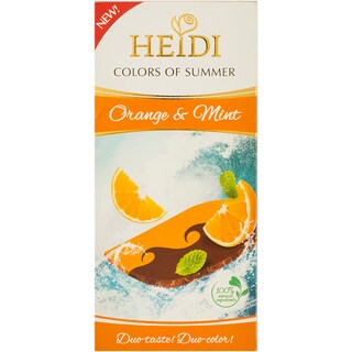 Heidi | Ciocolata cu portocale si menta editie de vara 80g