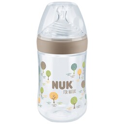 NUK | For Nature | Biberon cu tetina din silicon 260ml