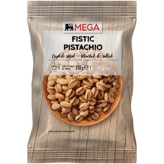 MEGA | Fistic copt si sarat 250g