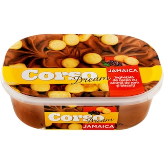 Corso | Dream | Inghetata de cacao cu aroma de rom si biscuiti 445g
