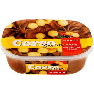 Corso | Dream | Inghetata de cacao cu aroma de rom si biscuiti 445g