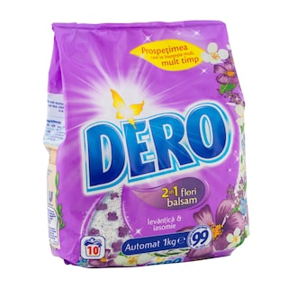 Dero | 2in1 | Detergent automat pudra cu parfum de levantica 1kg