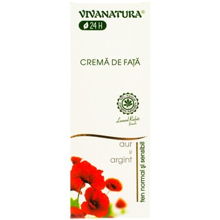 Viva Natura | Crema de fata cu argint si aur 75ml
