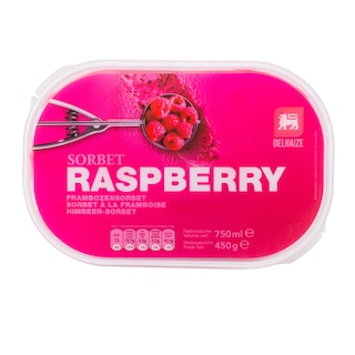 Delhaize | Sorbet cu zmeura 750ml