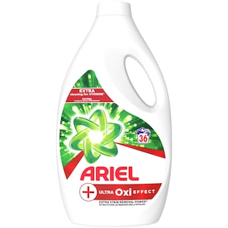 Ariel | Detergent lichid +Ultra Oxi Effect, 36 spalari, 1.98L