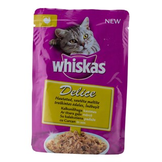 Whiskas | Delice | Hrana pentru pisici cu curcan 85g