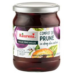 Compot de prune fara zahar adaugat 520g