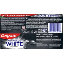 Colgate | Pasta de dinti Advanced White Charcoal 2x75ml