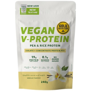 Gold Nutrition | Pudra proteica cu aroma de vanilie 240g