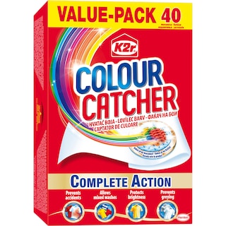K2r | Colour Catcher | Servetele captatoare de culoare Colour Catcher, 40 buc.