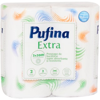 Pufina | Prosoape de bucatarie 2 role, 2 straturi