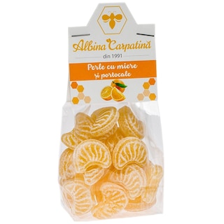 Albina Carpatina | Perle cu miere si portocale  100g