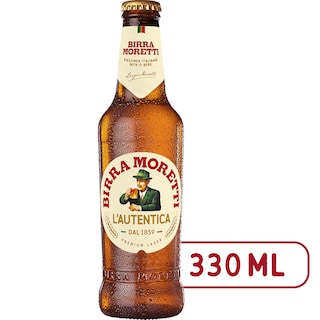 Birra Moretti | Bere blonda premium pasteurziata 0.33L