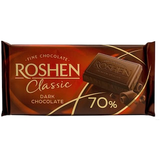 Roshen | Ciocolata neagra 90g