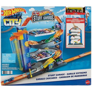 Hot Wheels | Set Garajul cu cascadorii