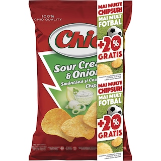 Chio | Chipsuri cu gust de smantana si ceapa 100g