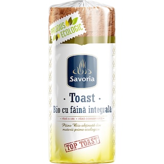 Savoria | Toast eco cu faina integrala 500g
