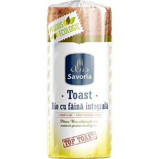 Savoria | Toast eco cu faina integrala 500g