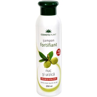 Cosmetic Plant | Sampon fortifiant cu nuc si urzica 250ml