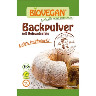 Biovegan | Praf de copt fara gluten si lactoza bio 4x17g