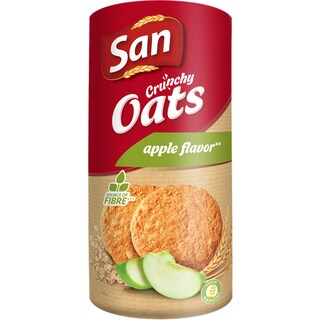 San | Biscuiti cu fulgi de ovaz si mere 225g