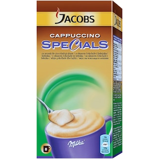 Jacobs | Cafea instant capuccino special, hazelnut 8 plicuri 144g