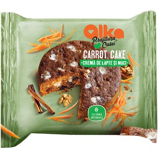 Alka | Prajitura casei | Carrot Cake crema de lapte si nuci 300g