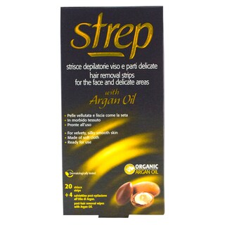 Strep | Argan | Benzi depilatoare fata si bikini 20 bucati